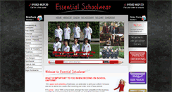 Desktop Screenshot of essentialschoolwear.com